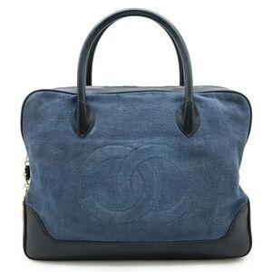 Chanel Matelasse Coco Mark Denim Briefcase